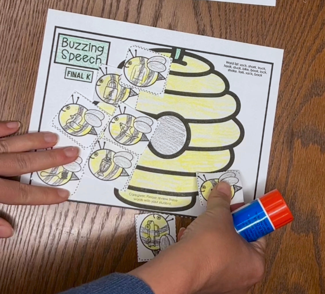 Buzzing Speech ~ One Page Speech and Language Craft