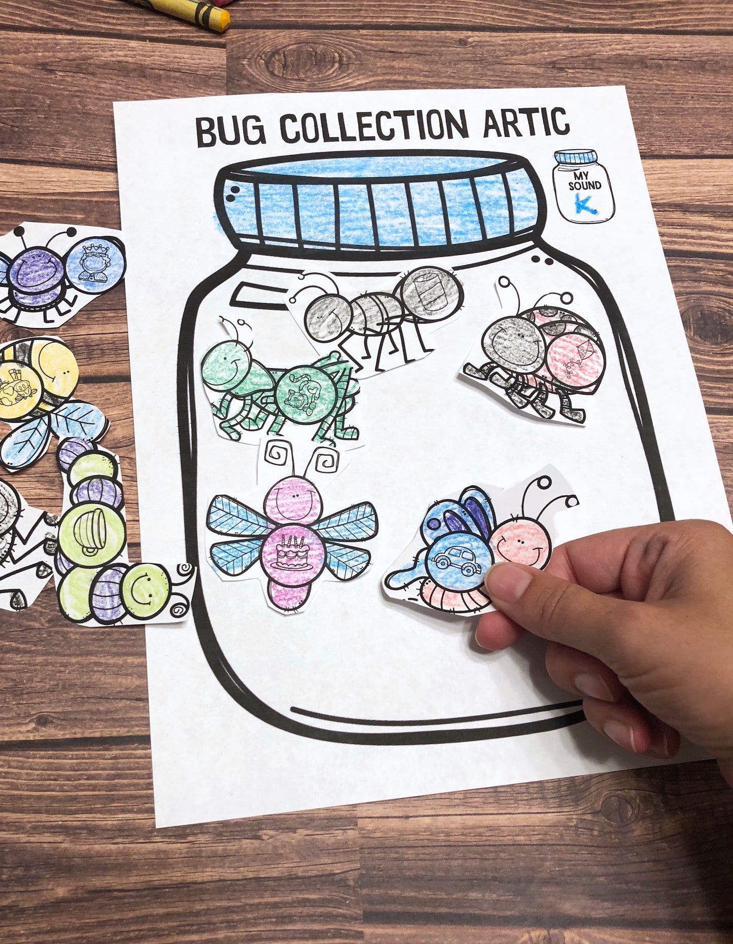 Articulation Bug Collection~ Speech Therapy Cut & Paste Craft