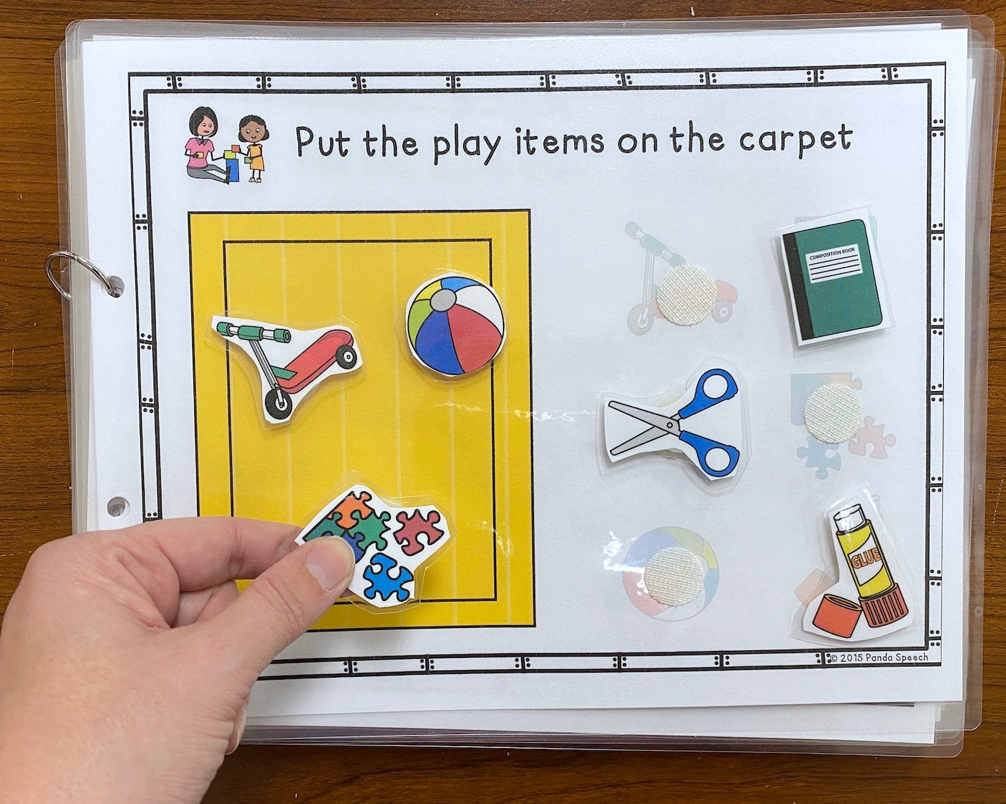 Functional Vocabulary Book: Work or Play? Print & Make Book