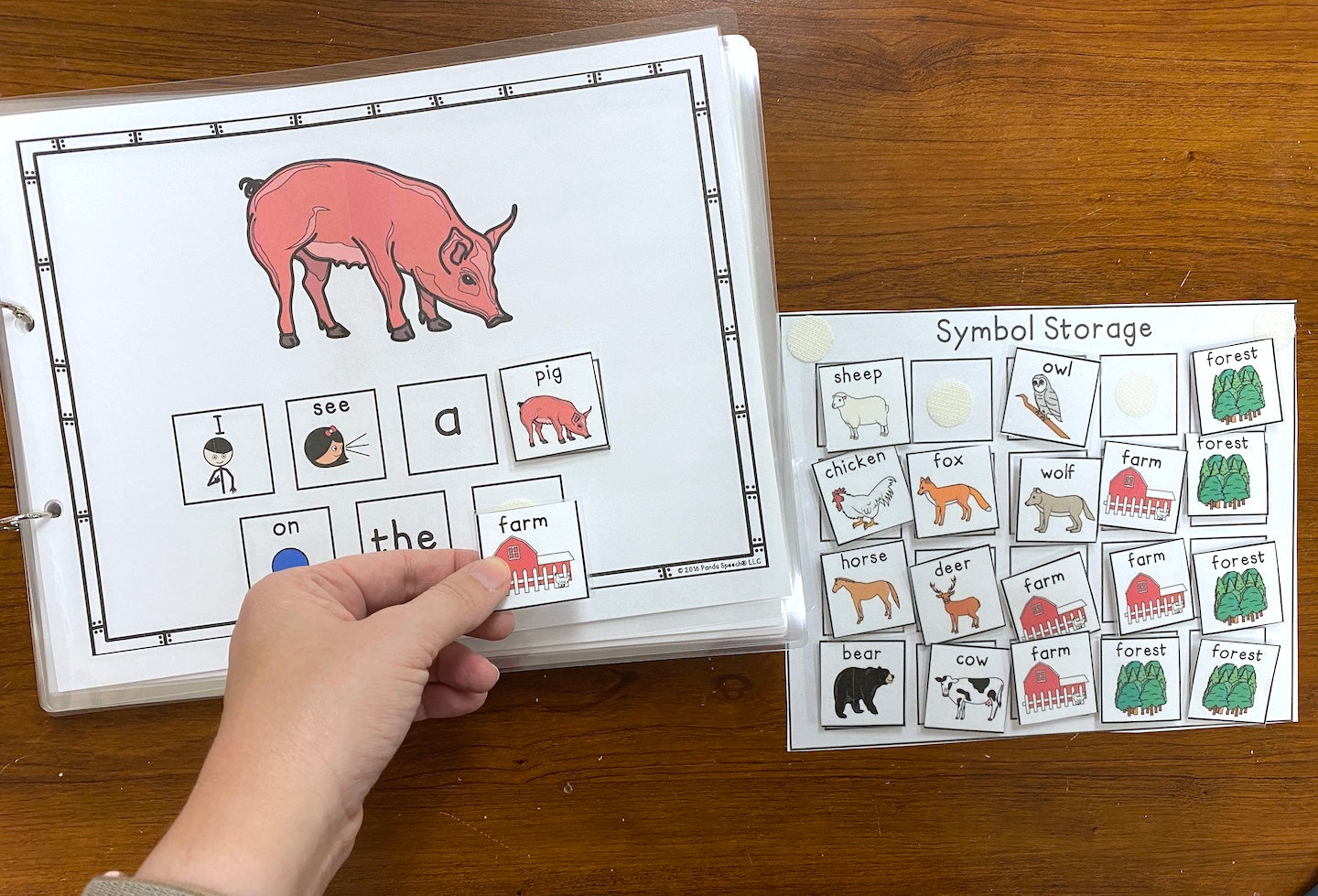 Functional Vocabulary Book: Forest or Farm Animal? Print & Make Book