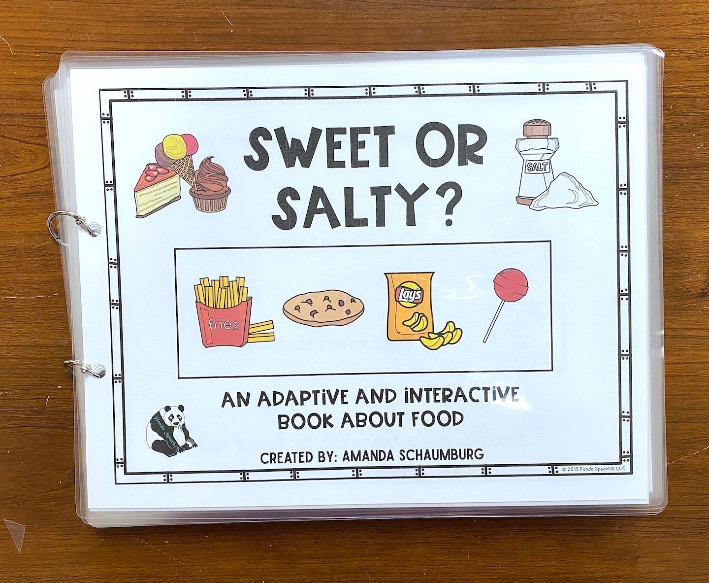 Functional Vocabulary Book: Sweet or Salty? Print & Make Book