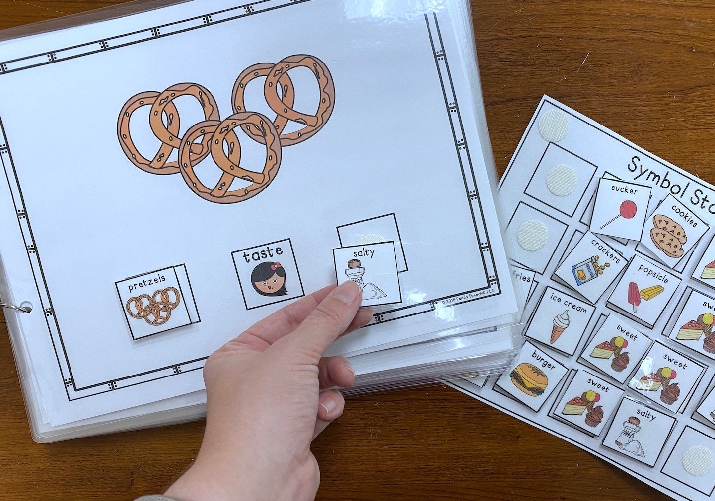 Functional Vocabulary Book: Sweet or Salty? Print & Make Book