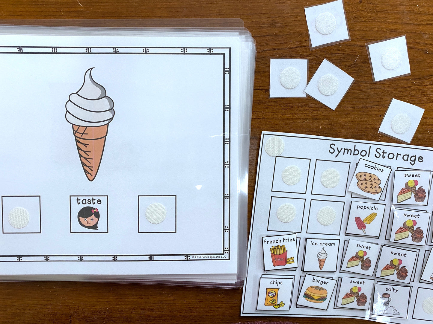Functional Vocabulary Book: Sweet or Salty? Print & Make Book