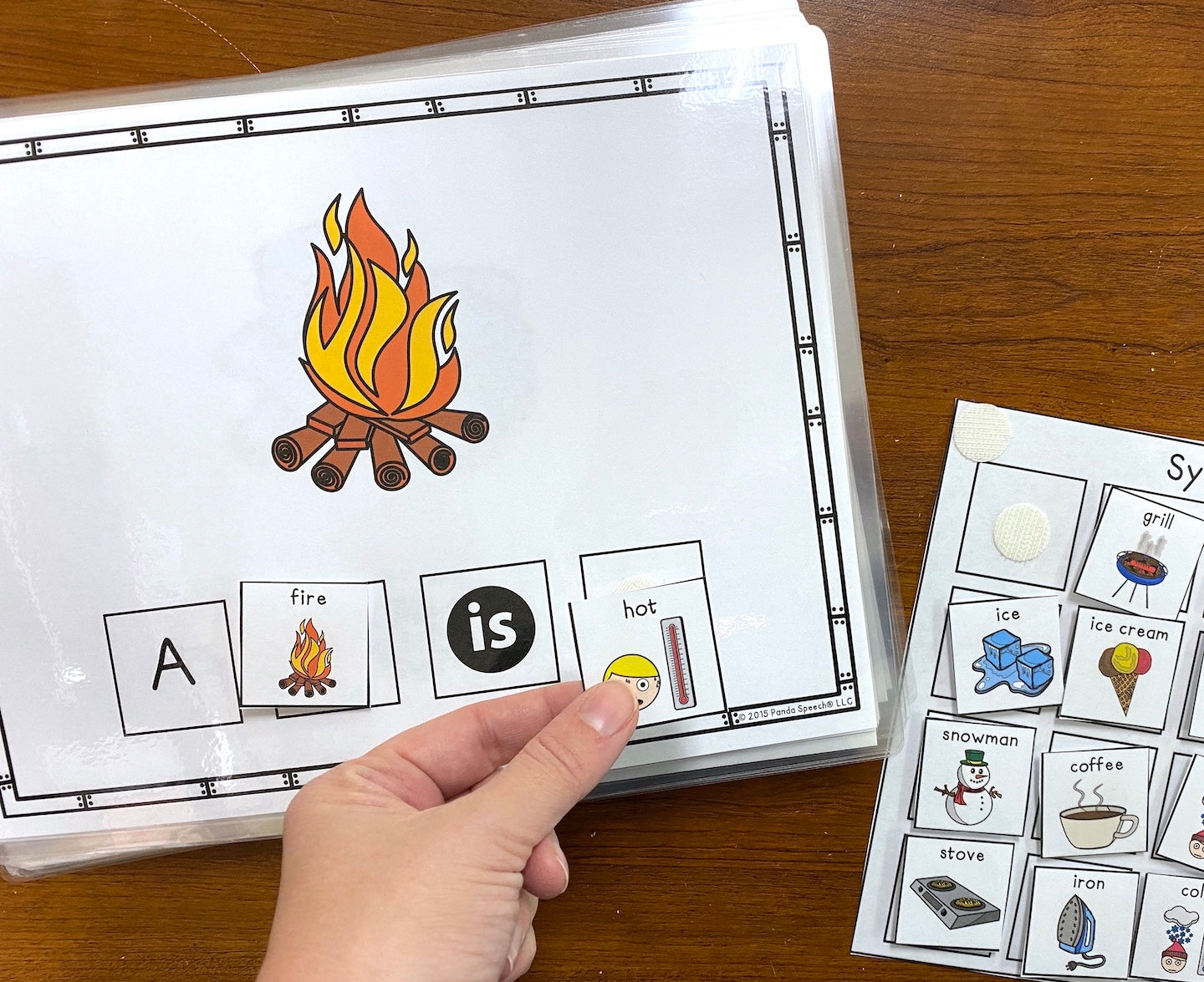 Functional Vocabulary Book: Hot of Cold?  Print & Make Book