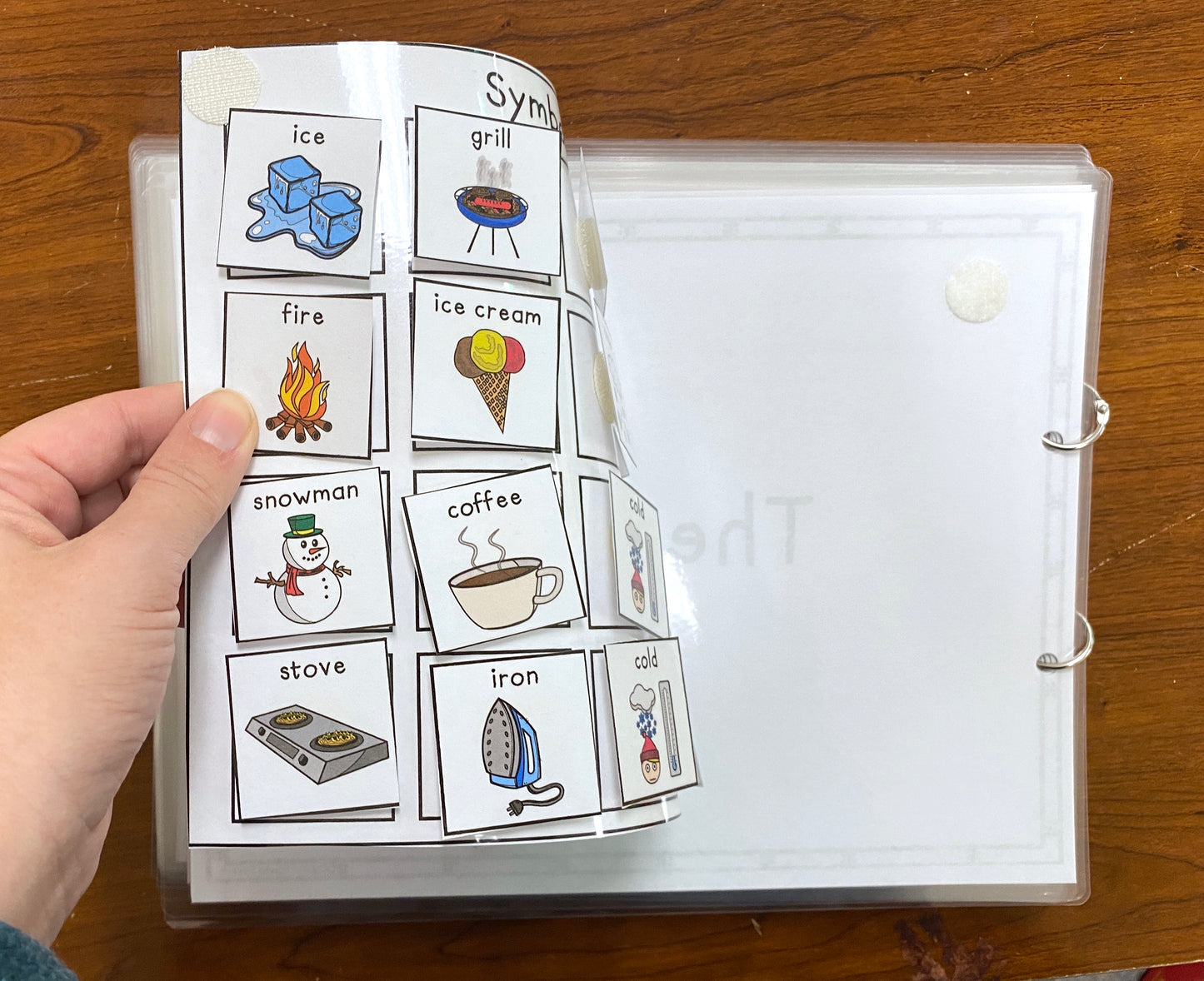 Functional Vocabulary Book: Hot of Cold?  Print & Make Book