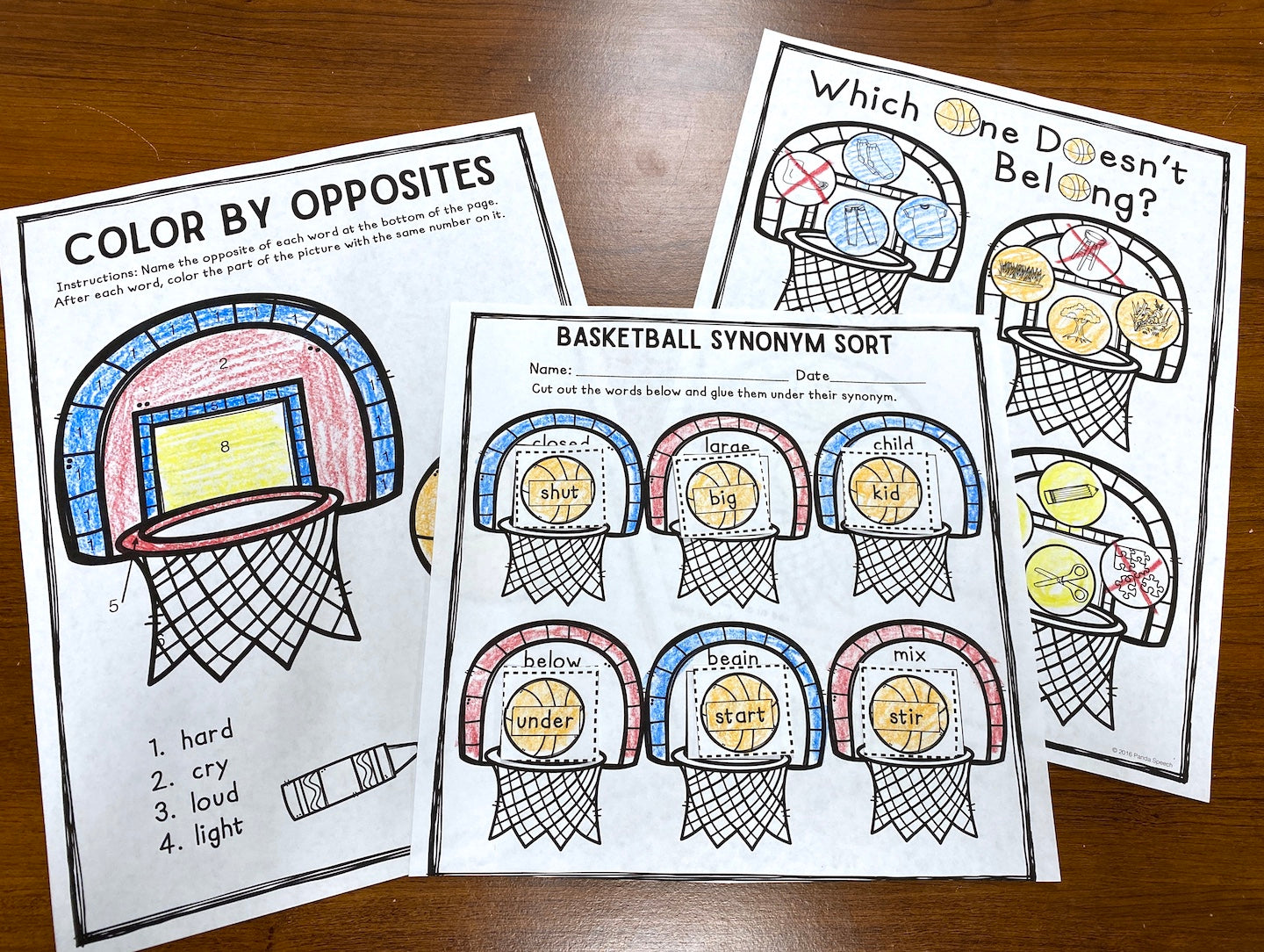 Basketball No Prep Language Pack (Quick pack!)