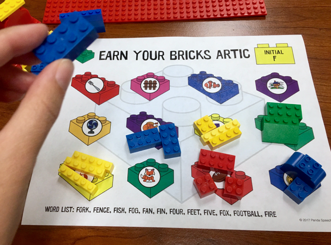 Earn Your Bricks Toy Companion  for Articulation (use with building bricks)