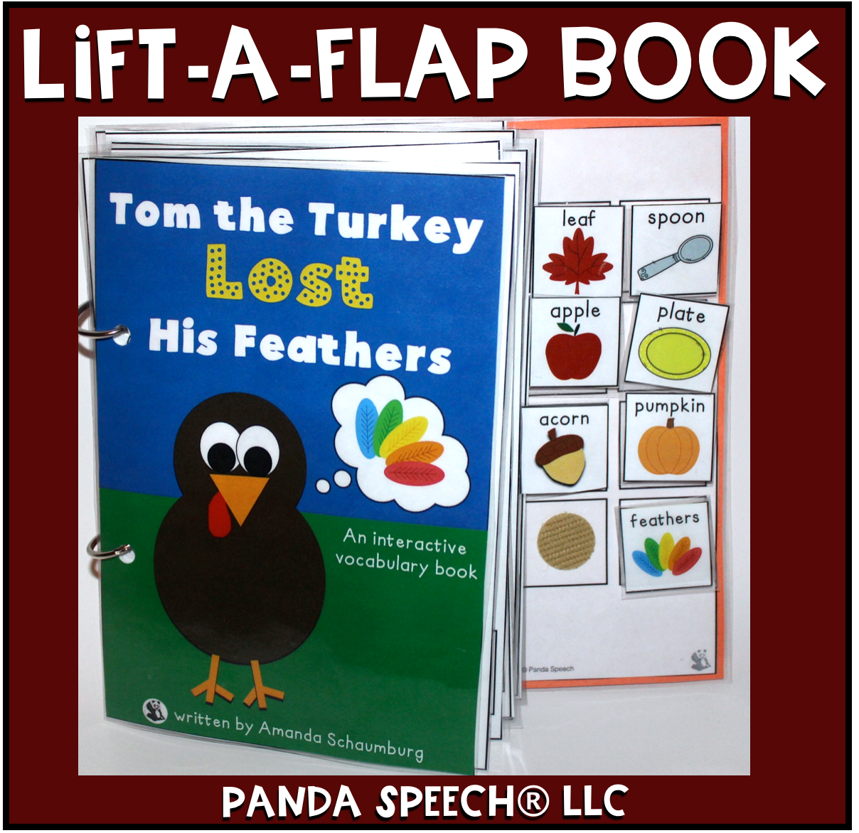 Tom the Turkey Lost His Feathers! Lift a Flap Book (Print & Make Book)