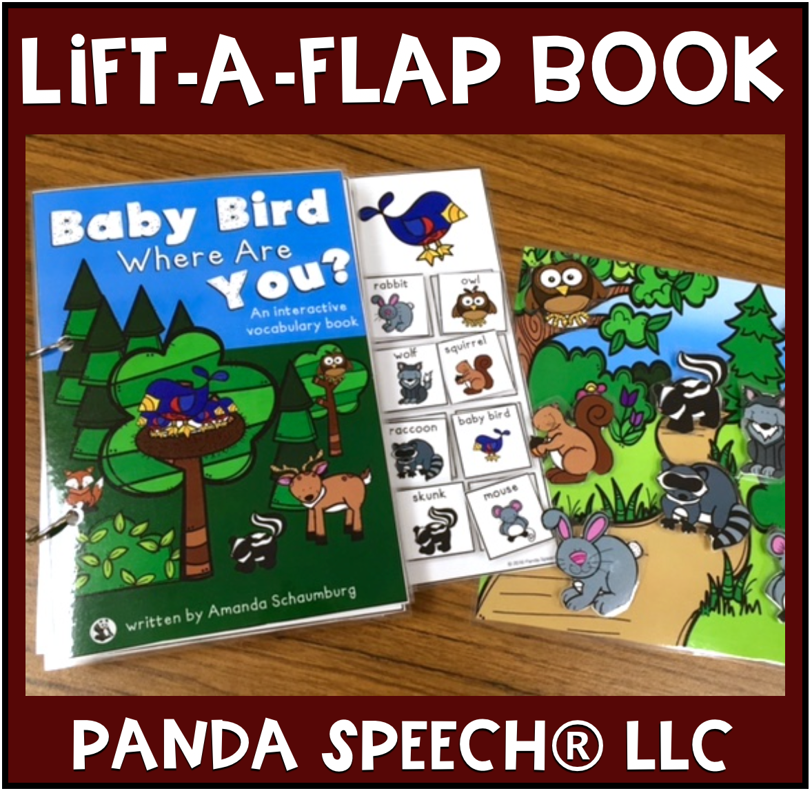 Baby Bird Where are You? LIft a Flap Book (Print & Make Book)