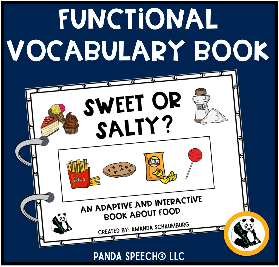 Functional Vocabulary Book: Sweet or Salty? Print & Make Book