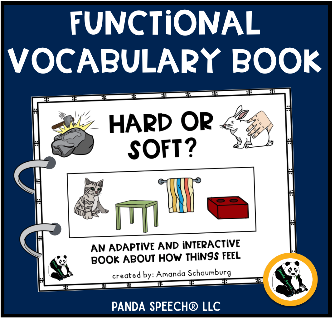 Functional Vocabulary Book: Hard of Soft?  Print & Make Book