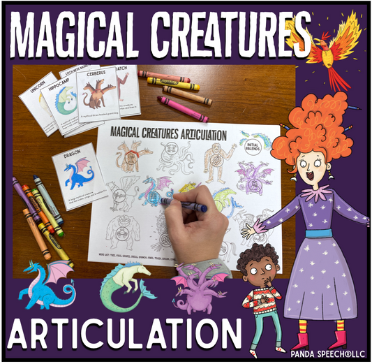 Mythical Creatures Articulation to go with Miss Turie's Magical Creatures Book Companion