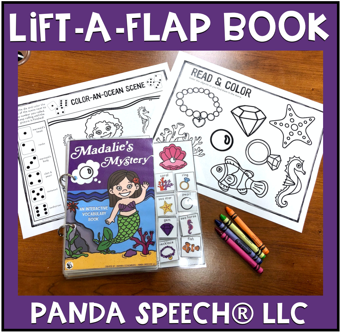 Madalie's' Mystery Lift a Flap Book (Print & Make Book)