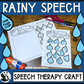 Rainy Speech ~ One Page Speech and Language Craft