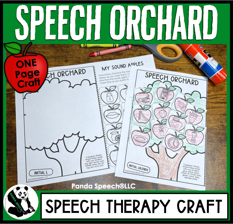 Speech Orchard ~ One Page Speech and Language Craft