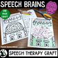 Speech Brains! ~ One Page Speech and Language Craft