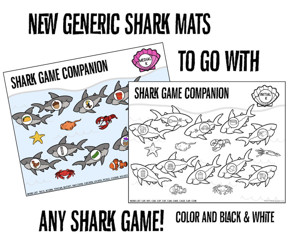 Shark-ulation! ~ Speech Therapy Game Companion for ANY Shark Game