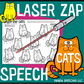 Laser Zap Cats ~ Print & Go for Artic and Language (laser pointers!)