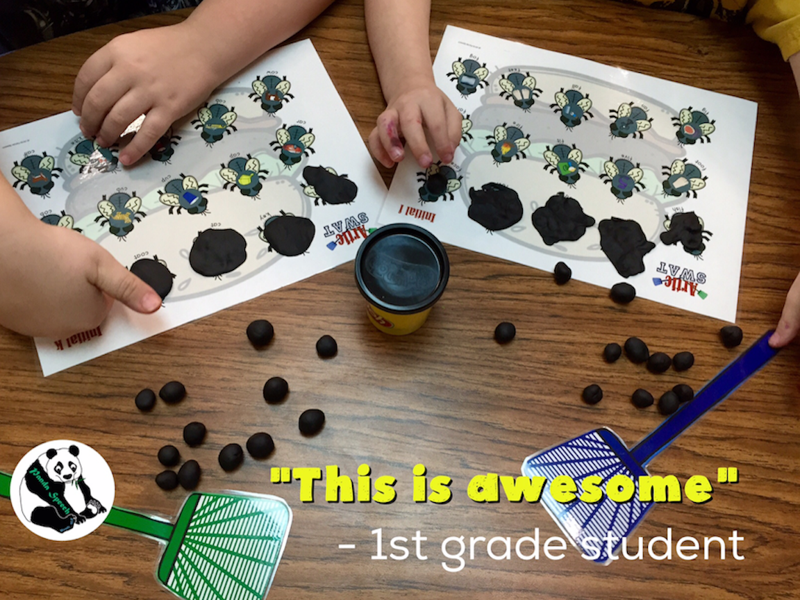 Artic Swat! Early Articulation Sounds ~ Play Dough Companion + Digital Options