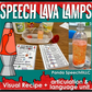 Speech Lava Lamps! Speech Therapy Science Experiment Visuals and Worksheets