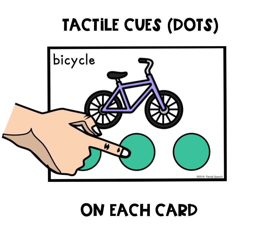 Multi-Syllabic Cue Cards for Speech Therapy (tactile cues!)