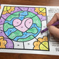 Color by Symbol Hidden Pictures - Earth Day ~ A Speech Therapy Articulation Activity