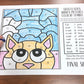 Color by Symbol Hidden Pictures PETS!~ Print & Go Coloring Pages for Speech Therapy (ARTICULATION & LANGUAGE)