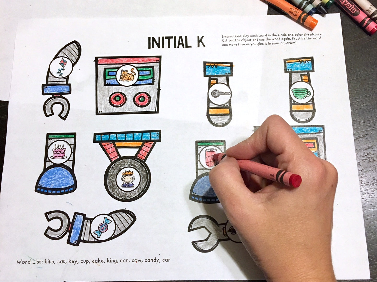 Artic Robot Lab~ Speech Therapy Cut & Paste Craft for Articulation