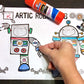 Artic Robot Lab~ Speech Therapy Cut & Paste Craft for Articulation