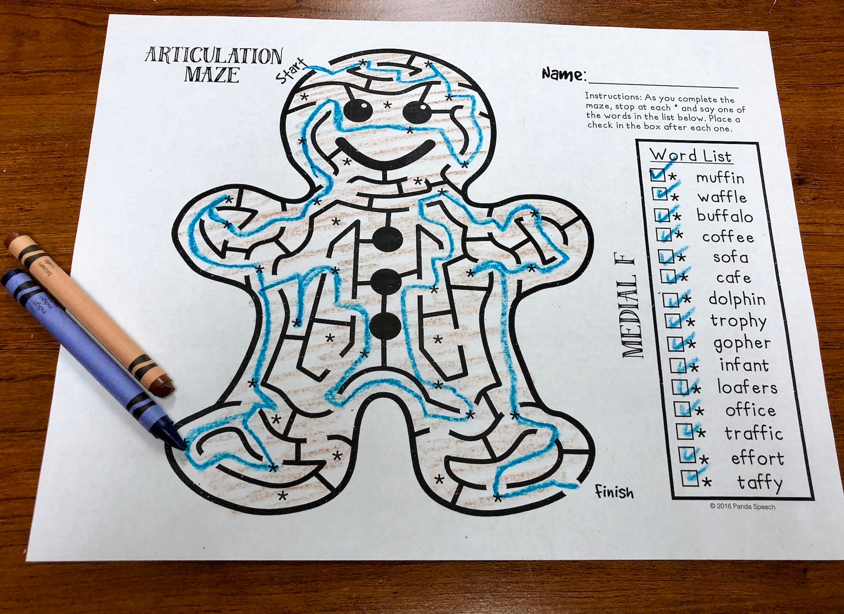 Jolly Articulation Mazes ~ No Prep Speech Therapy – Panda Speech LLC