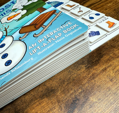 Clearance Imperfect Mr. Frost Lost His Nose ~  Lift-a-Flap Board Book + downloadable extras (Copy)