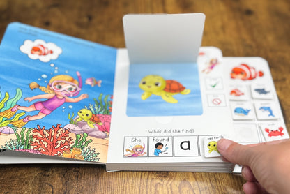 PRE-LAUNCH 8/2/2026 10am CST ! Della's Dive  Lift-a-Flap Board Book + downloadable extras