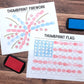 Flag Thumbprints A Speech Therapy Craft Activity ~ Articulation Practice