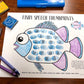 Fishy Thumbprints A Speech Therapy Craft Activity ~ Articulation Practice