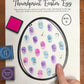 East Egg Thumbprints A Speech Therapy Craft Activity ~ Articulation Practice