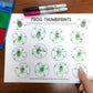 Frog Thumbprints A Speech Therapy Craft Activity ~ Articulation Practice