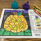 Color by Symbol Hidden Pictures - Halloween ~ A Speech Therapy Articulation Activity