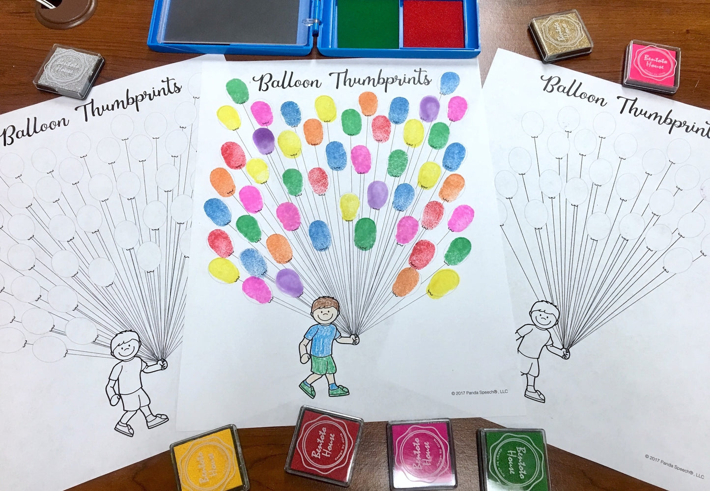 Balloon Thumbprints A Speech Therapy Craft Activity ~ Articulation Practice