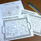 Vocabulary Cookies ~ Cut and Paste Craft for Speech Therapy