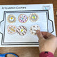 Articulation Cookies ~ Cut and Paste Craft for Speech Therapy