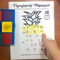 Pineapple Thumbprints A Speech Therapy Craft Activity ~ Articulation Practice