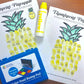 Pineapple Thumbprints A Speech Therapy Craft Activity ~ Articulation Practice