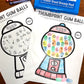 Gum ball Thumbprints A Speech Therapy Craft Activity ~ Articulation Practice