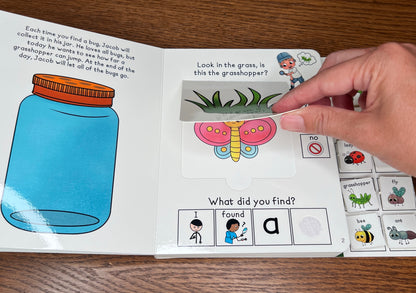 Jacob's Bug Collection ~  Lift-a-Flap Board Book + downloadable extras