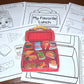 Clearance Jenna's Lunch (imperfection)  ~  Lift-a-Flap Board Book + downloadable extras (Clothing Theme)