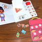 Clearance Jenna's Lunch (imperfection)  ~  Lift-a-Flap Board Book + downloadable extras (Clothing Theme)