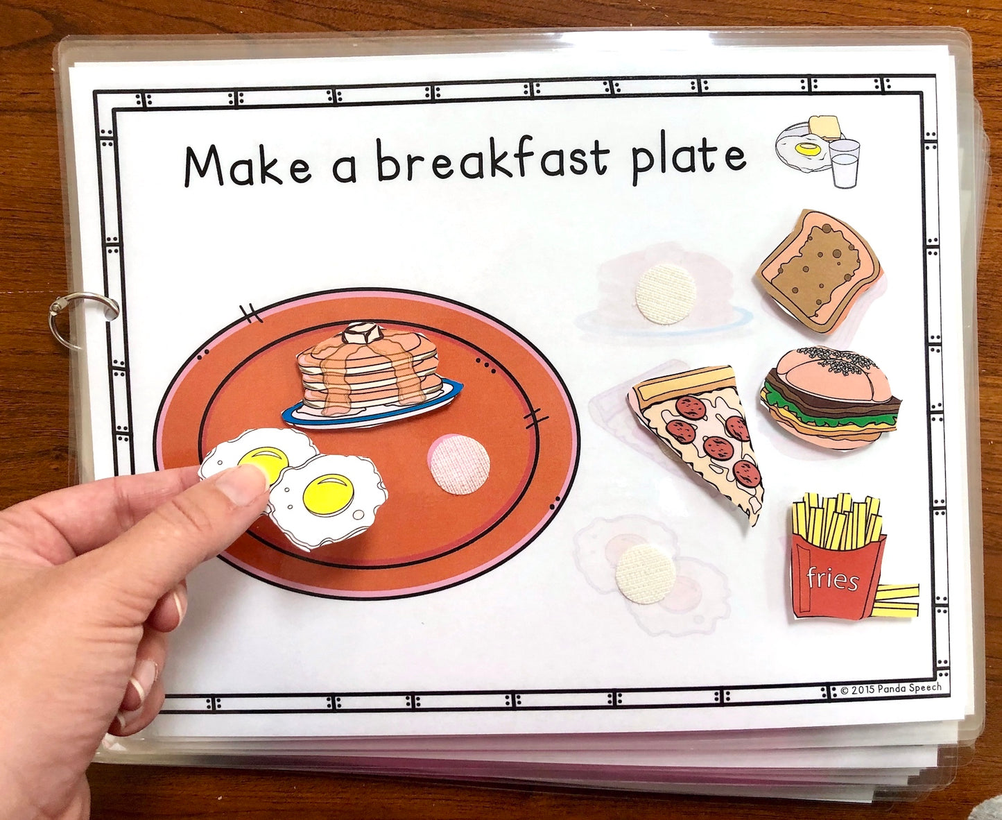 Functional Vocabulary Book: Breakfast or Lunch? Print & Make Book