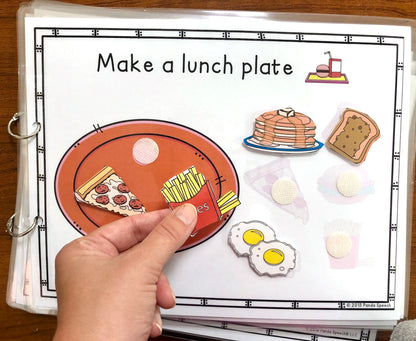 Functional Vocabulary Book: Breakfast or Lunch? Print & Make Book