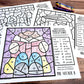 Color by Symbol Hidden Pictures - Back to School ~ A Speech Therapy Articulation Activity