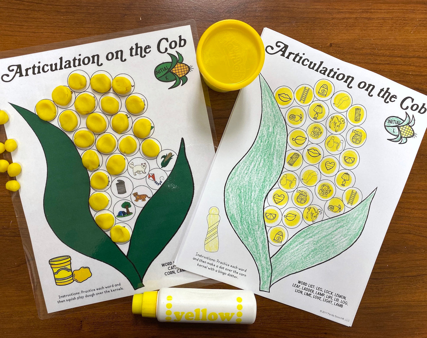 Articulation on the Cobs ~ A Speech Therapy Activity ~ Articulation Practice